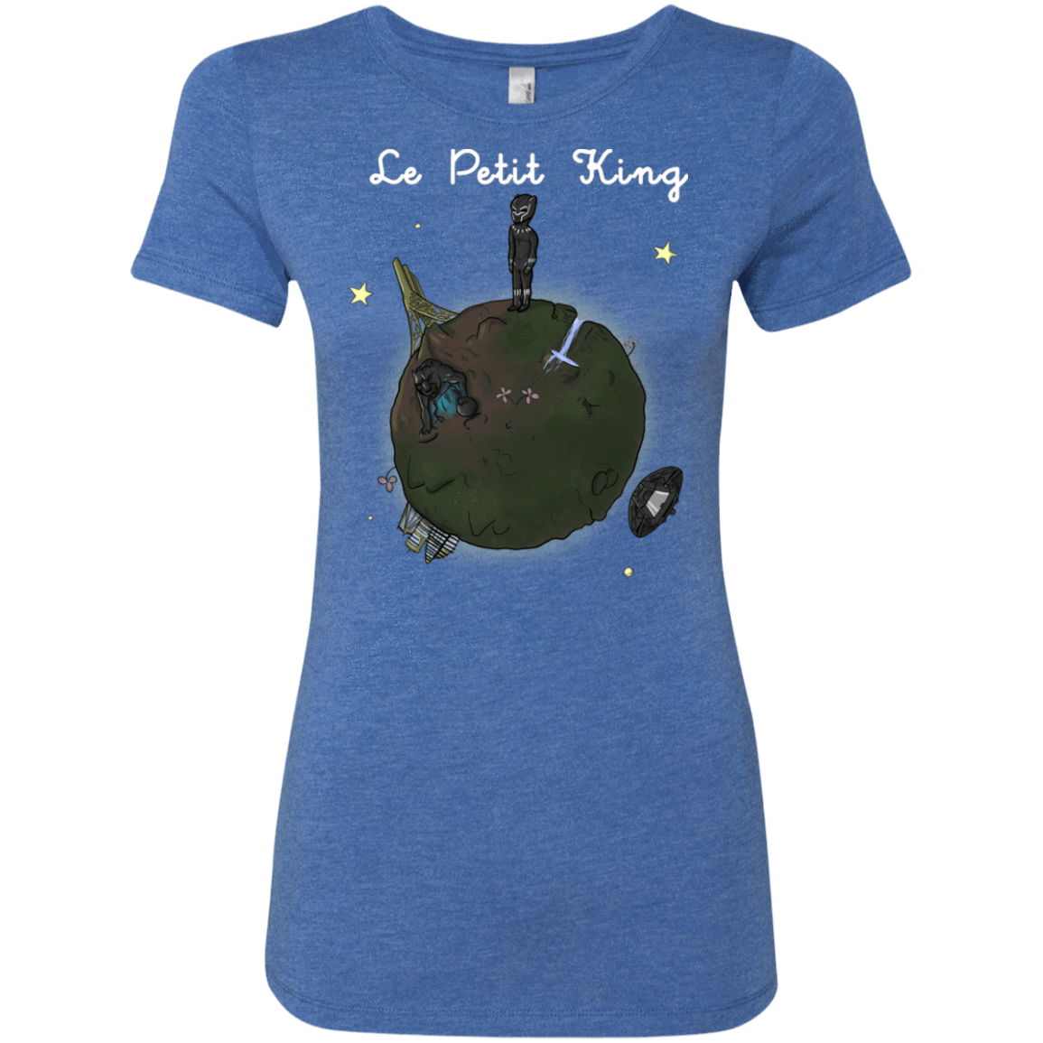 T-Shirts Vintage Royal / S Le Petit Prince Of Wakanda Women's Triblend T-Shirt