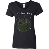 T-Shirts Black / S Le Petit Prince Of Wakanda Women's V-Neck T-Shirt