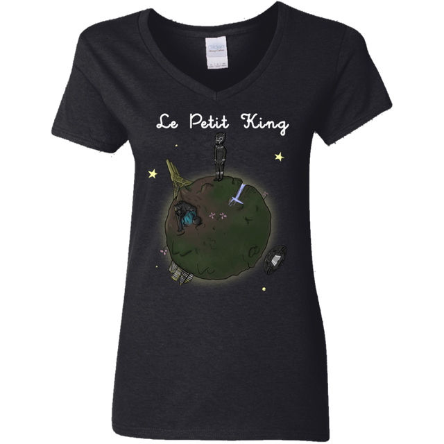 T-Shirts Black / S Le Petit Prince Of Wakanda Women's V-Neck T-Shirt