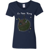 T-Shirts Navy / S Le Petit Prince Of Wakanda Women's V-Neck T-Shirt