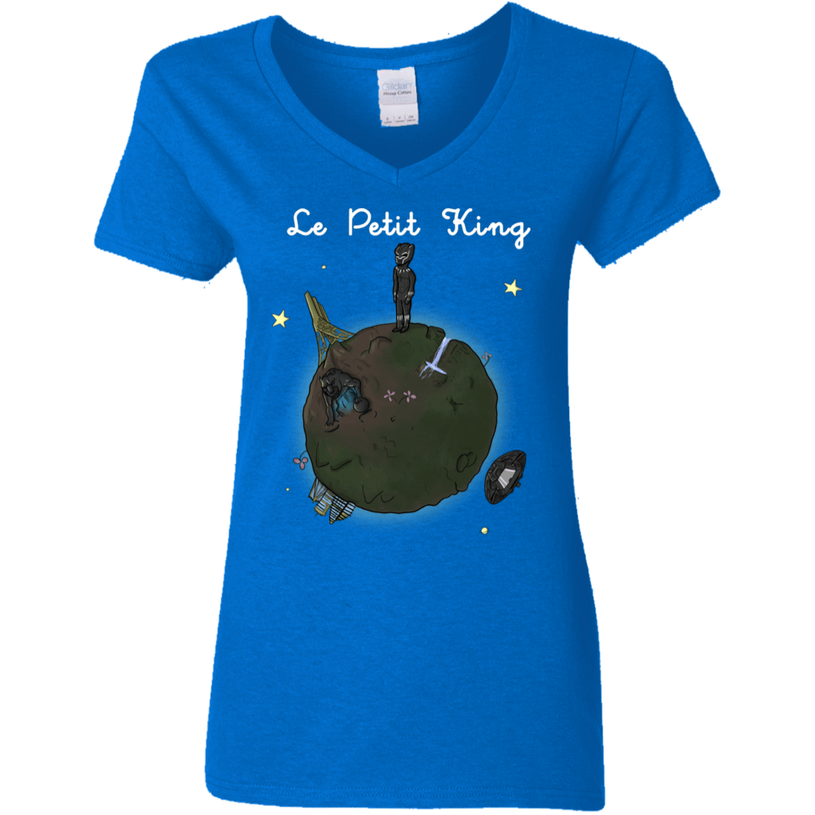 T-Shirts Royal / S Le Petit Prince Of Wakanda Women's V-Neck T-Shirt