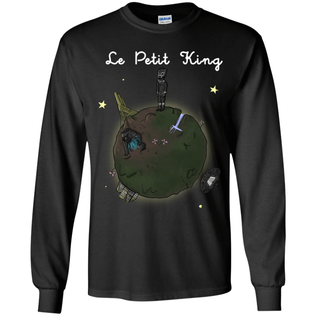 T-Shirts Black / YS Le Petit Prince Of Wakanda Youth Long Sleeve T-Shirt