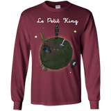 T-Shirts Maroon / YS Le Petit Prince Of Wakanda Youth Long Sleeve T-Shirt