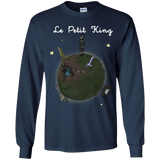 T-Shirts Navy / YS Le Petit Prince Of Wakanda Youth Long Sleeve T-Shirt