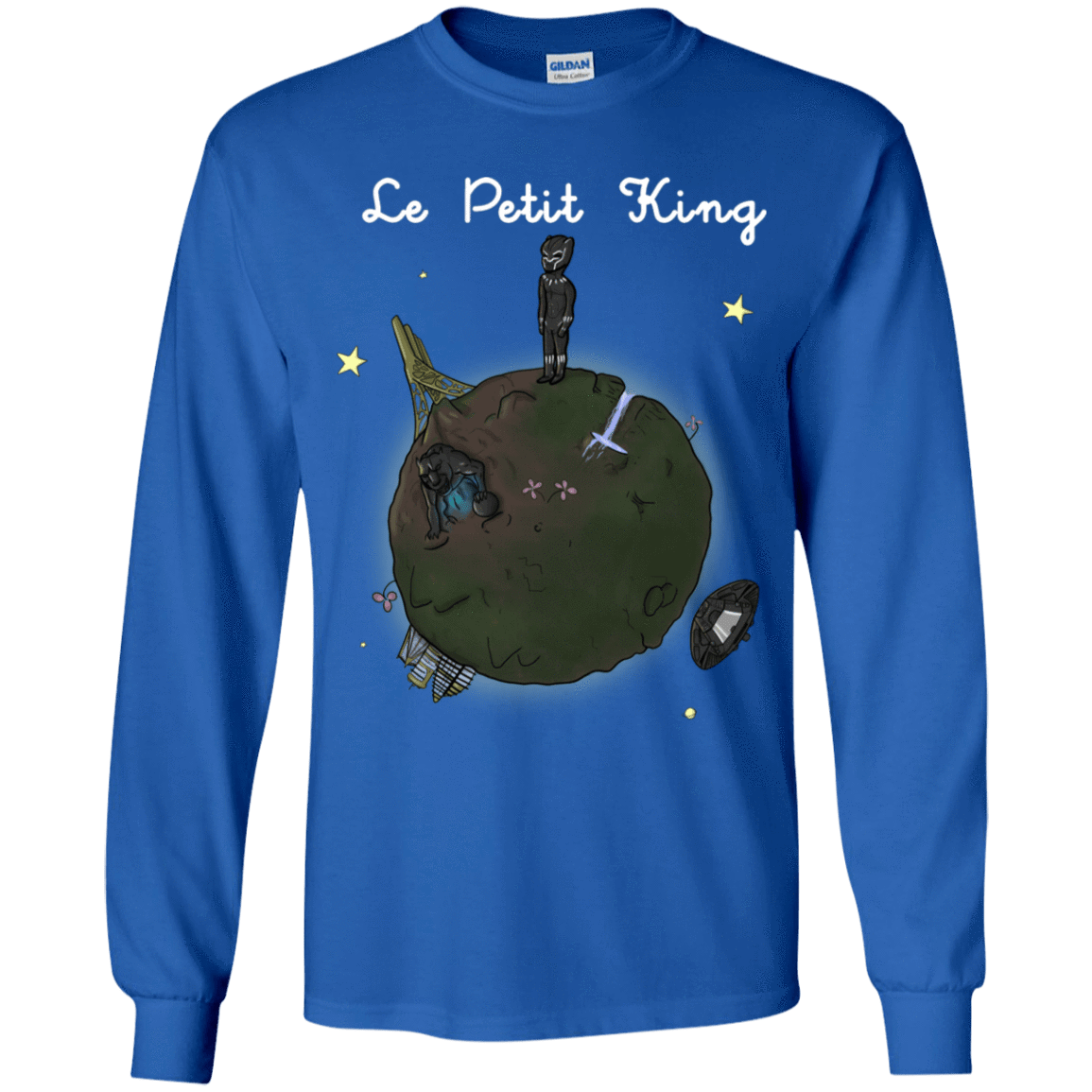 T-Shirts Royal / YS Le Petit Prince Of Wakanda Youth Long Sleeve T-Shirt