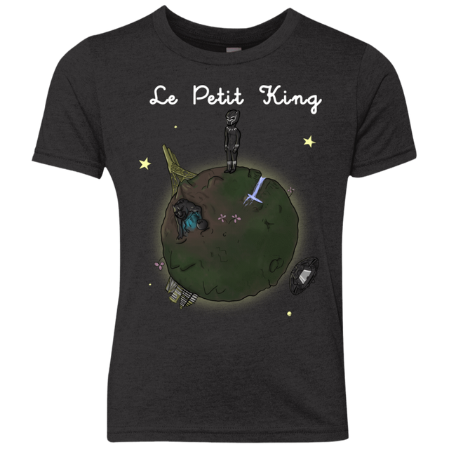 T-Shirts Vintage Black / YXS Le Petit Prince Of Wakanda Youth Triblend T-Shirt