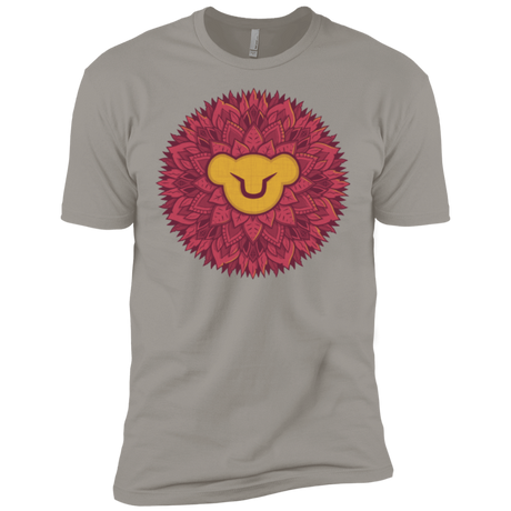 T-Shirts Light Grey / X-Small Leaf Mane Mandala Men's Premium T-Shirt