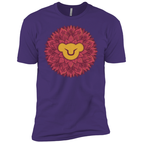 T-Shirts Purple / X-Small Leaf Mane Mandala Men's Premium T-Shirt