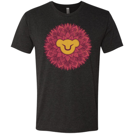 T-Shirts Vintage Black / Small Leaf Mane Mandala Men's Triblend T-Shirt