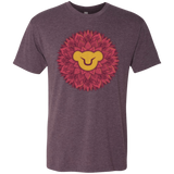 T-Shirts Vintage Purple / Small Leaf Mane Mandala Men's Triblend T-Shirt