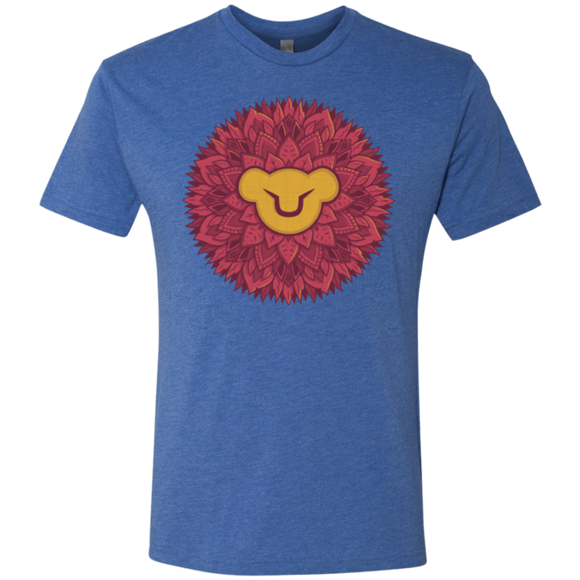T-Shirts Vintage Royal / Small Leaf Mane Mandala Men's Triblend T-Shirt