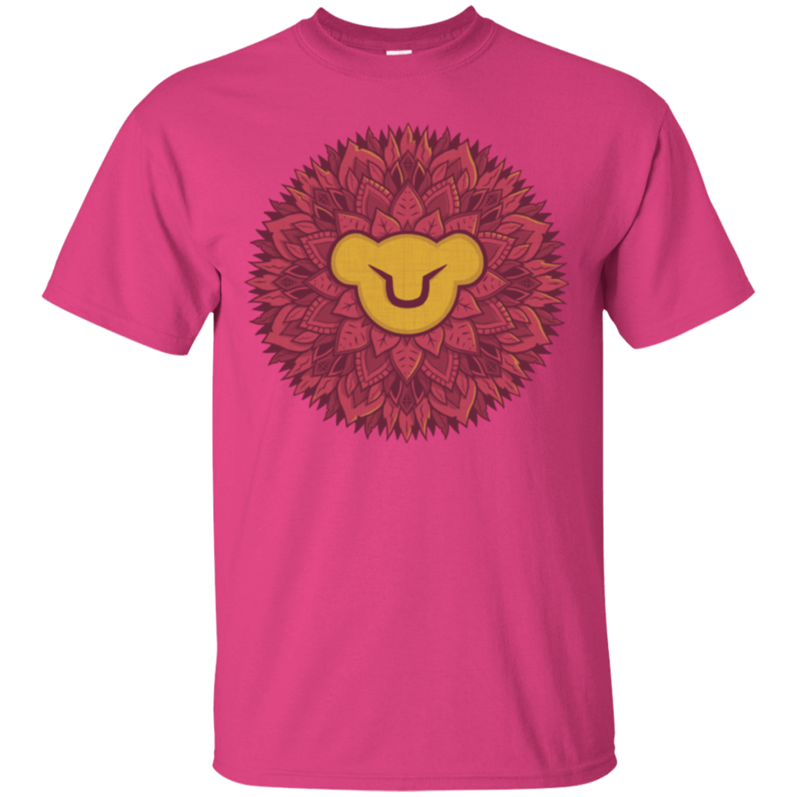 T-Shirts Heliconia / Small Leaf Mane Mandala T-Shirt