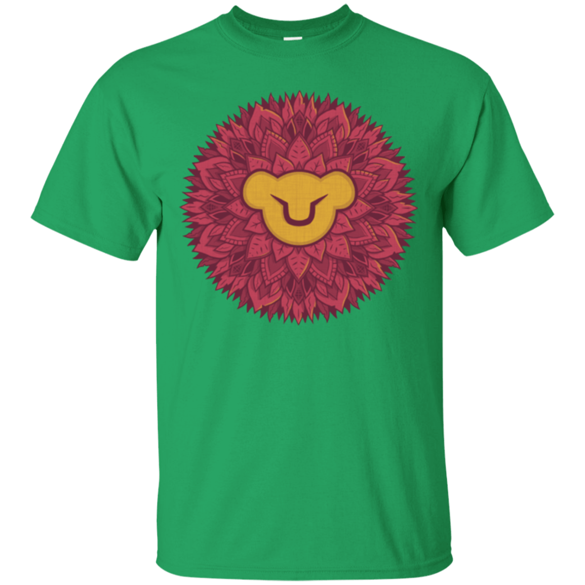 T-Shirts Irish Green / Small Leaf Mane Mandala T-Shirt