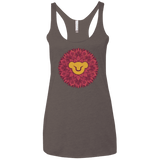 T-Shirts Macchiato / X-Small Leaf Mane Mandala Women's Triblend Racerback Tank