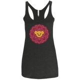 T-Shirts Vintage Black / X-Small Leaf Mane Mandala Women's Triblend Racerback Tank