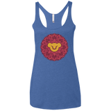 T-Shirts Vintage Royal / X-Small Leaf Mane Mandala Women's Triblend Racerback Tank