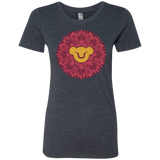T-Shirts Vintage Navy / Small Leaf Mane Mandala Women's Triblend T-Shirt