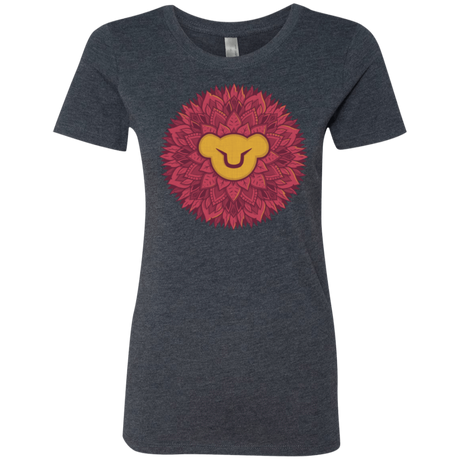 T-Shirts Vintage Navy / Small Leaf Mane Mandala Women's Triblend T-Shirt