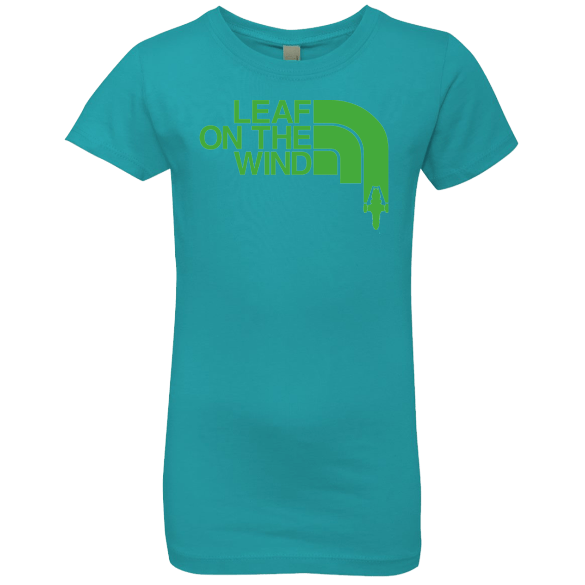 T-Shirts Tahiti Blue / YXS Leaf on the Wind Girls Premium T-Shirt