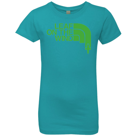 T-Shirts Tahiti Blue / YXS Leaf on the Wind Girls Premium T-Shirt
