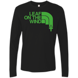 T-Shirts Black / Small Leaf on the Wind Men's Premium Long Sleeve