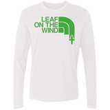 T-Shirts White / Small Leaf on the Wind Men's Premium Long Sleeve