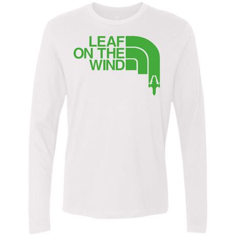 T-Shirts White / Small Leaf on the Wind Men's Premium Long Sleeve