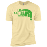 T-Shirts Banana Cream / X-Small Leaf on the Wind Men's Premium T-Shirt
