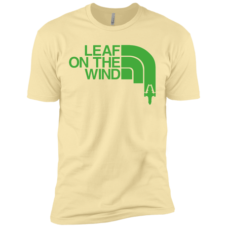 T-Shirts Banana Cream / X-Small Leaf on the Wind Men's Premium T-Shirt