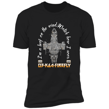 T-Shirts Black / X-Small Leaf On The Wind Men's Premium T-Shirt