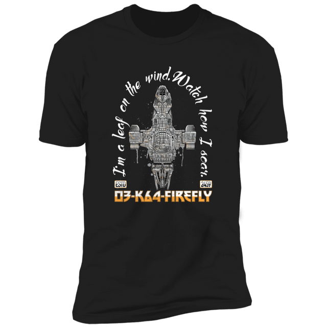 T-Shirts Black / X-Small Leaf On The Wind Men's Premium T-Shirt