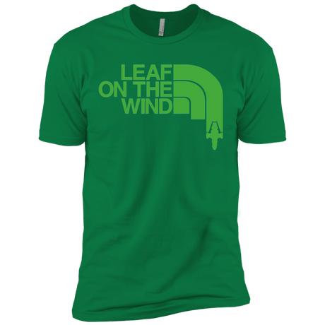 T-Shirts Kelly Green / X-Small Leaf on the Wind Men's Premium T-Shirt