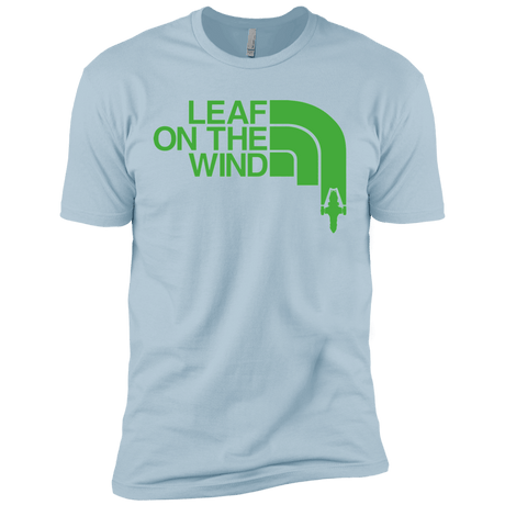 T-Shirts Light Blue / X-Small Leaf on the Wind Men's Premium T-Shirt