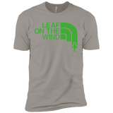 T-Shirts Light Grey / X-Small Leaf on the Wind Men's Premium T-Shirt
