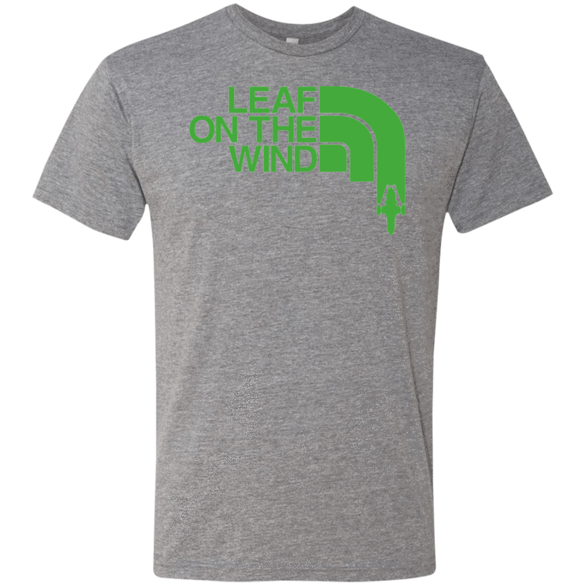 T-Shirts Premium Heather / Small Leaf on the Wind Men's Triblend T-Shirt