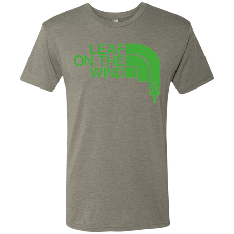 T-Shirts Venetian Grey / Small Leaf on the Wind Men's Triblend T-Shirt