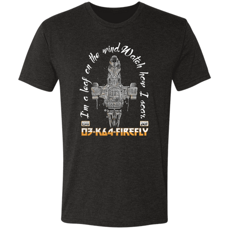 T-Shirts Vintage Black / S Leaf On The Wind Men's Triblend T-Shirt