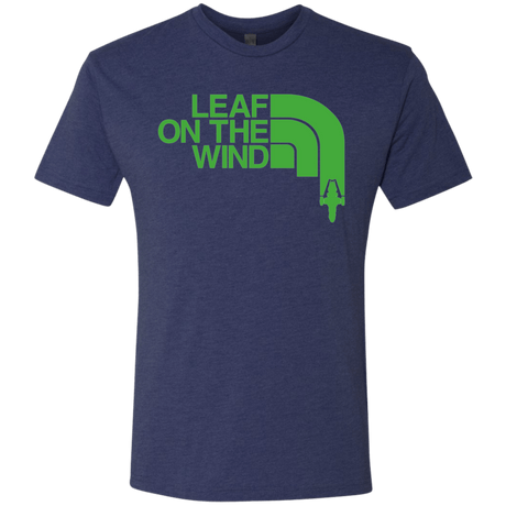 T-Shirts Vintage Navy / Small Leaf on the Wind Men's Triblend T-Shirt
