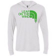 T-Shirts Heather White / X-Small Leaf on the Wind Triblend Long Sleeve Hoodie Tee