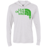 T-Shirts Heather White / X-Small Leaf on the Wind Triblend Long Sleeve Hoodie Tee