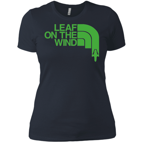 T-Shirts Indigo / X-Small Leaf on the Wind Women's Premium T-Shirt