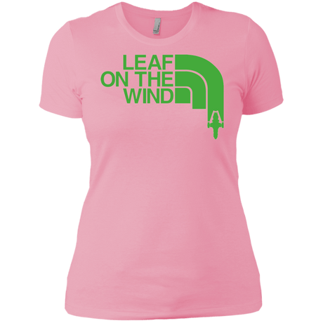 T-Shirts Light Pink / X-Small Leaf on the Wind Women's Premium T-Shirt