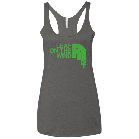 T-Shirts Premium Heather / X-Small Leaf on the Wind Women's Triblend Racerback Tank