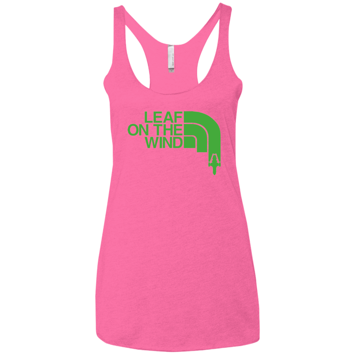 T-Shirts Vintage Pink / X-Small Leaf on the Wind Women's Triblend Racerback Tank