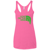 T-Shirts Vintage Pink / X-Small Leaf on the Wind Women's Triblend Racerback Tank