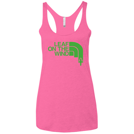 T-Shirts Vintage Pink / X-Small Leaf on the Wind Women's Triblend Racerback Tank