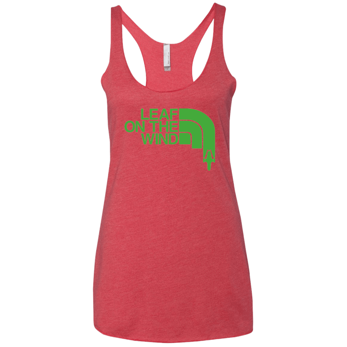 T-Shirts Vintage Red / X-Small Leaf on the Wind Women's Triblend Racerback Tank
