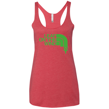 T-Shirts Vintage Red / X-Small Leaf on the Wind Women's Triblend Racerback Tank