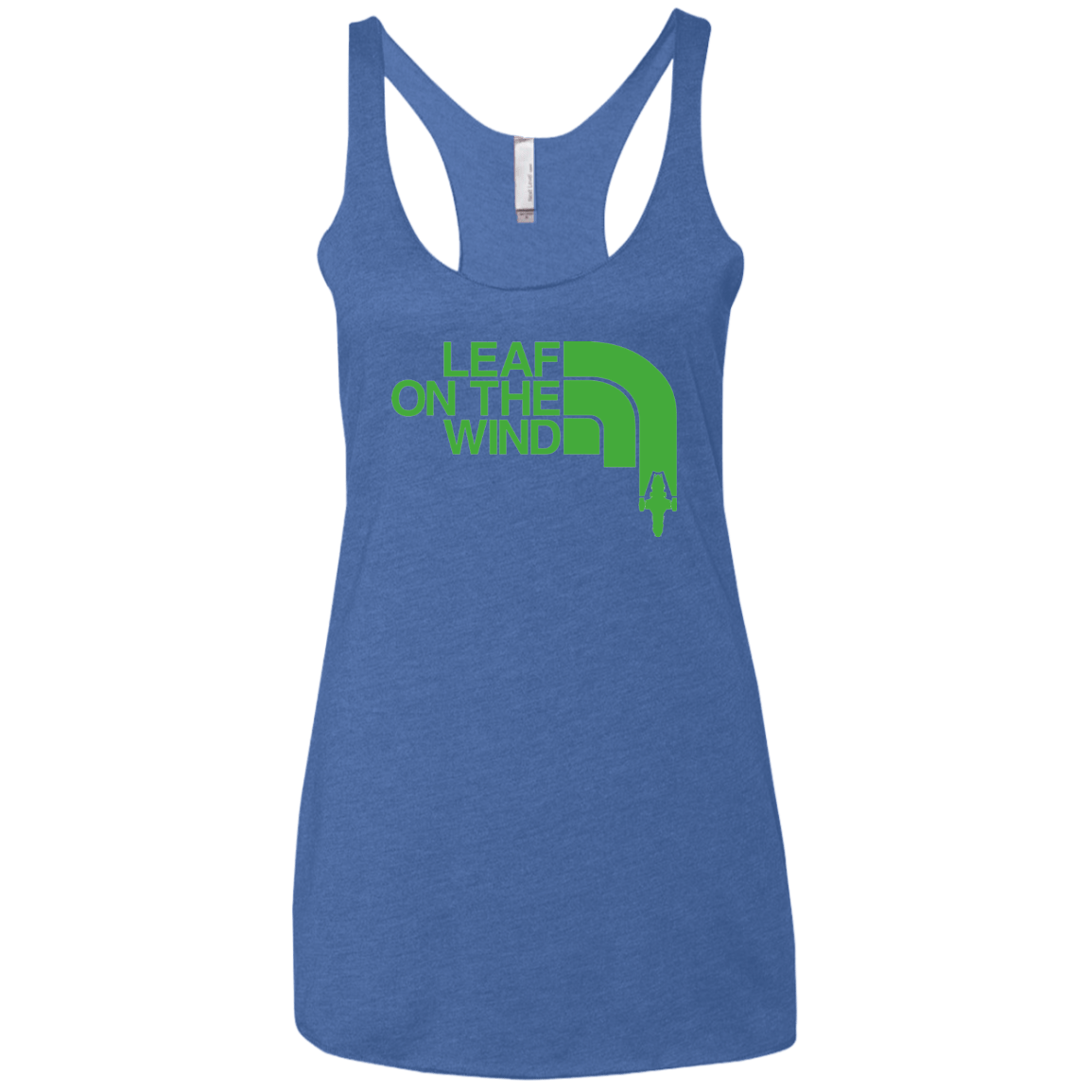 T-Shirts Vintage Royal / X-Small Leaf on the Wind Women's Triblend Racerback Tank