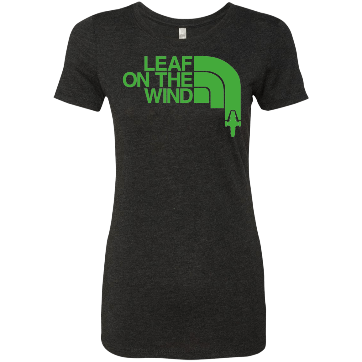 T-Shirts Vintage Black / Small Leaf on the Wind Women's Triblend T-Shirt